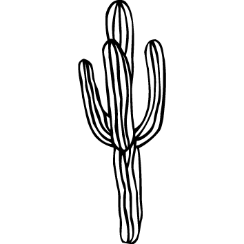 Sticker cactus : 01